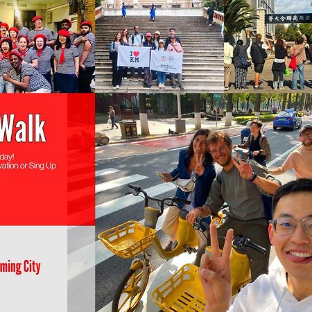 Kunming Upland International Youth Hostel Near The City Center ,2 Mins Walk To The Subway, 2 Mins Walk To The Green Lake, Close To Yuan Tong Temple, Old Street, Yunnan University, Convenient Payment And Visa Cards Are Accepted Kültér fotó